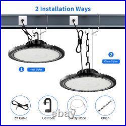 4 Pack 300W UFO Led High Bay Light Factory Warehouse Commercial Led Shop Lights