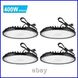 4 Pack 400W UFO LED High Bay Light Commercial Industrial Warehouse Shop Light