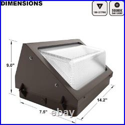 thumbnail image 2 of 60W LED Outdoor Wall Pack - 5000K, 7200 Lumens, IP65, Glass Lens - UL & DLC Certified 2 of 5
