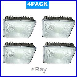 4 Pack 45W LED Gas Station Canopy Light 5500K Daylight Equivalent to 250W HID/MH