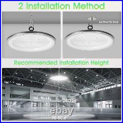 4 Pack 500W UFO Led High Bay Light Warehouse Factory Commercial Light Fixtures