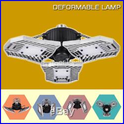 4 Pack 60W E27 Deformable HighBay UFO LED Light Industrial Warehouse Mining Lamp