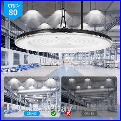 4 Pack 800W UFO Led High Bay Light Factory Warehouse Commercial Led Shop Lights