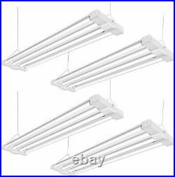 4 Pack Corded 4 Feet LED Shop Garage Laundry Room Ceiling Light Fixtures 4 Lamps