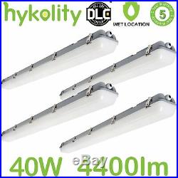 4 Pack Hykolity 4FT LED Vapor and Water Tight Light Fixture 40W80W Equivalent