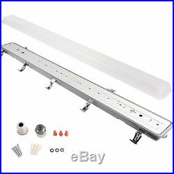 4 Pack Hykolity 4FT LED Vapor and Water Tight Light Fixture 40W80W Equivalent
