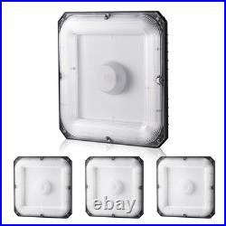 4 Pack LED Canopy Lights 80W 8800LM 5000K Daylight Outdoor Canopy Lighting