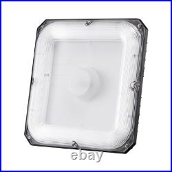 4 Pack LED Canopy Lights 80W 8800LM 5000K Daylight Outdoor Canopy Lighting
