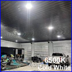 4 Pack LED High Bay Lights UFO 500W Warehouse Led Shop Light Fixture 6500K