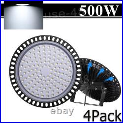 4x 500Watt LED High Bay Light Lamp Lighting Warehouse Fixture Factory Industries