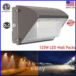 4x LED Wall Pack Lights 125W Photocell Dusk to Dawn Commercial Industrial 5500K