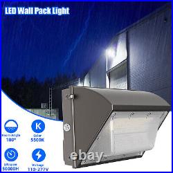 4x LED Wall Pack Lights 125W Photocell Dusk to Dawn Commercial Industrial 5500K 4x LED Wall Pack Lights 125W Photocell Dusk to Dawn Commercial Industrial 5500K