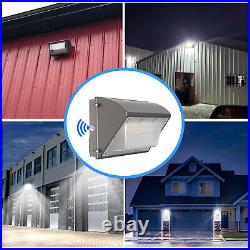 4x LED Wall Pack Lights 125W Photocell Dusk to Dawn Commercial Industrial 5500K