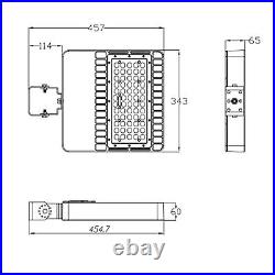 500W Commercial LED Parking Lot Shoebox Light Outdoor Street Area Light Fixture