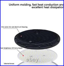 500W UFO LED High Bay Light 85-265V Wide Voltage for Factory Warehouse 10 Pack