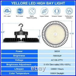 500W UFO LED High Bay Light Industrial Commercial Ceiling Fixtures -75000 Lumens 500W UFO LED High Bay Light Industrial Commercial Ceiling Fixtures -75000 Lumens