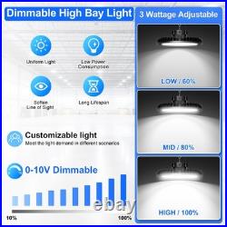 500W UFO LED High Bay Light Industrial Commercial Ceiling Fixtures -75000 Lumens