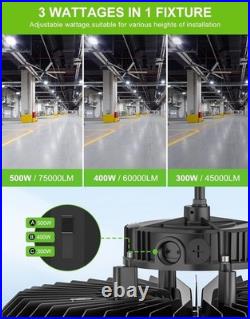 500W UFO LED High Bay Light Industrial Commercial Ceiling Fixtures -75000 Lumens