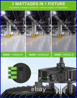 500W UFO LED High Bay Light Industrial Commercial Ceiling Fixtures -75000 Lumens
