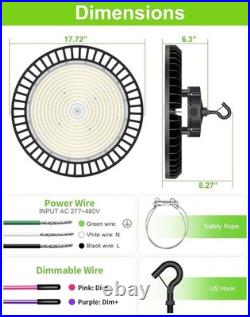 500W UFO LED High Bay Light Industrial Commercial Ceiling Fixtures -75000 Lumens