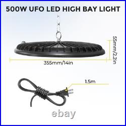 500W UFO LED High Bay Light Industrial Warehouse Factory Shop Bay Lighting 20PCS
