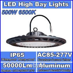 500W UFO LED High Bay Light Shop Lights Warehouse Commercial Lighting Lamp Watt