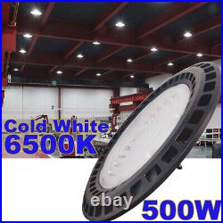 500W UFO LED High Bay Light Shop Lights Warehouse Commercial Lighting Lamp Watt