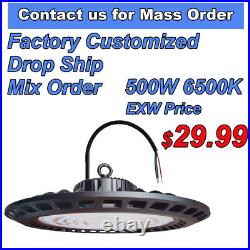 500W UFO LED High Bay Light Shop Lights Warehouse Commercial Lighting Lamp Watt