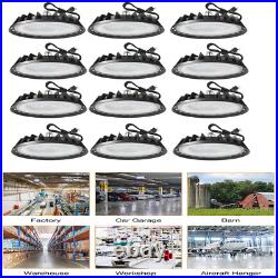 500W UFO LED High Bay Light for Warehouse Gym Factory Shop, IP65,6000K, 12PACK