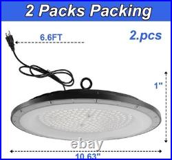 500W UFO LED High Bay Light for Warehouse Gym Factory Shop, IP65,6000K, 12PACK