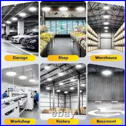 500W UFO LED High Bay Light for Warehouse Gym Factory Shop, IP65,6000K, 12PACK