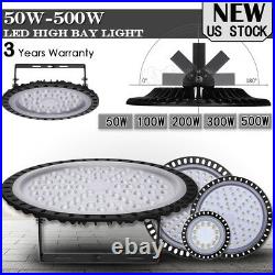 500W UFO LED High Low Bay Light 300W 200W 100W 50W Factory Warehouse Lighting