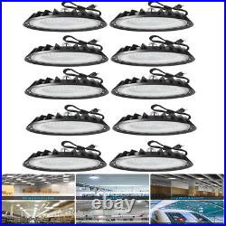 500W UFO LED Light High Bay 6000K Warehouse Industrial Lighting 90-277V 10Pack