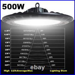 500W UFO Led High Bay Light Commercial Warehouse Industrial Shop Light Fixture4