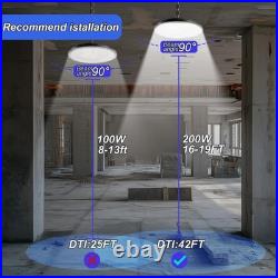 500W UFO Led High Bay Light Warehouse Factory Commercial Industrial Light 10Pack