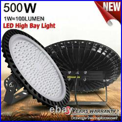 500W Watt UFO LED High Bay Light Warehouse Led Shop Light Fixture 40000LM