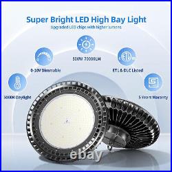 500Watts 70000 LM UFO Led High Bay Lights Commercial Factory Warehouse Lighting