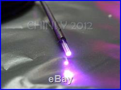 500meter High Bright 1.0mm black Cover Plastic End Glow Fiber Optic Cable