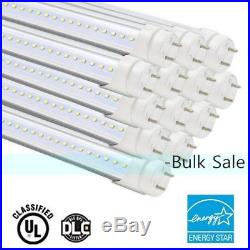 50PCS LED Tube Light-Clear Cover-T8 6000K 4FT 48 Inches-20W Cool White EK