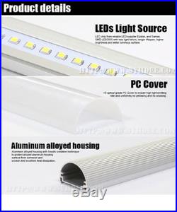 50PCS LED Tube Light-Clear Cover-T8 6000K 4FT 48 Inches-20W Cool White EK