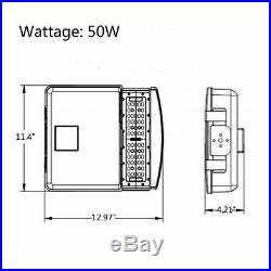 50/150/200/300W Outdoor LED Parking Lot Shoebox Light Street Module Waterproof