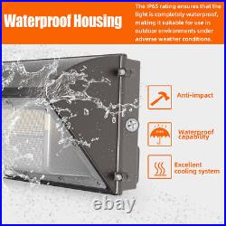 5PACK 150W LED Wall Pack Commercial Industrial Outdoor Security Lighting Fixture