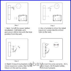 5PACK 150W LED Wall Pack Commercial Industrial Outdoor Security Lighting Fixture