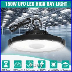 5Pack 150W UFO LED High Bay Light Commercial Warehouse Factory Lighting 15000Lm