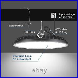 5Pack 200W UFO Led High Bay Light Factory Warehouse Commercial Bay Light Fixture