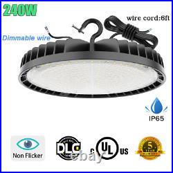 5Pack 240W LED High Bay Light 33600lm (Eqv. 1000W MH/HPS) 5000K Warehouse Lights