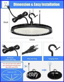 5Pack 240W LED High Bay Light 33600lm (Eqv. 1000W MH/HPS) 5000K Warehouse Lights