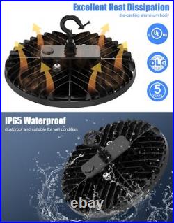 5Pack 240W LED High Bay Light 33600lm (Eqv. 1000W MH/HPS) 5000K Warehouse Lights