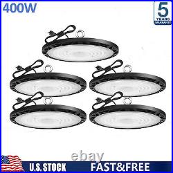 5Pcs 400W UFO Led High Bay Light Commercial Industrial Warehouse Shop Light Lamp