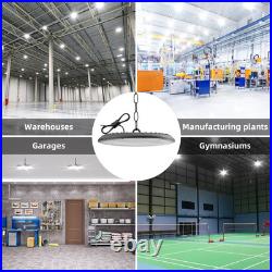 5Pcs 500W UFO Led High Bay Light Commercial Industrial Warehouse Garage Light